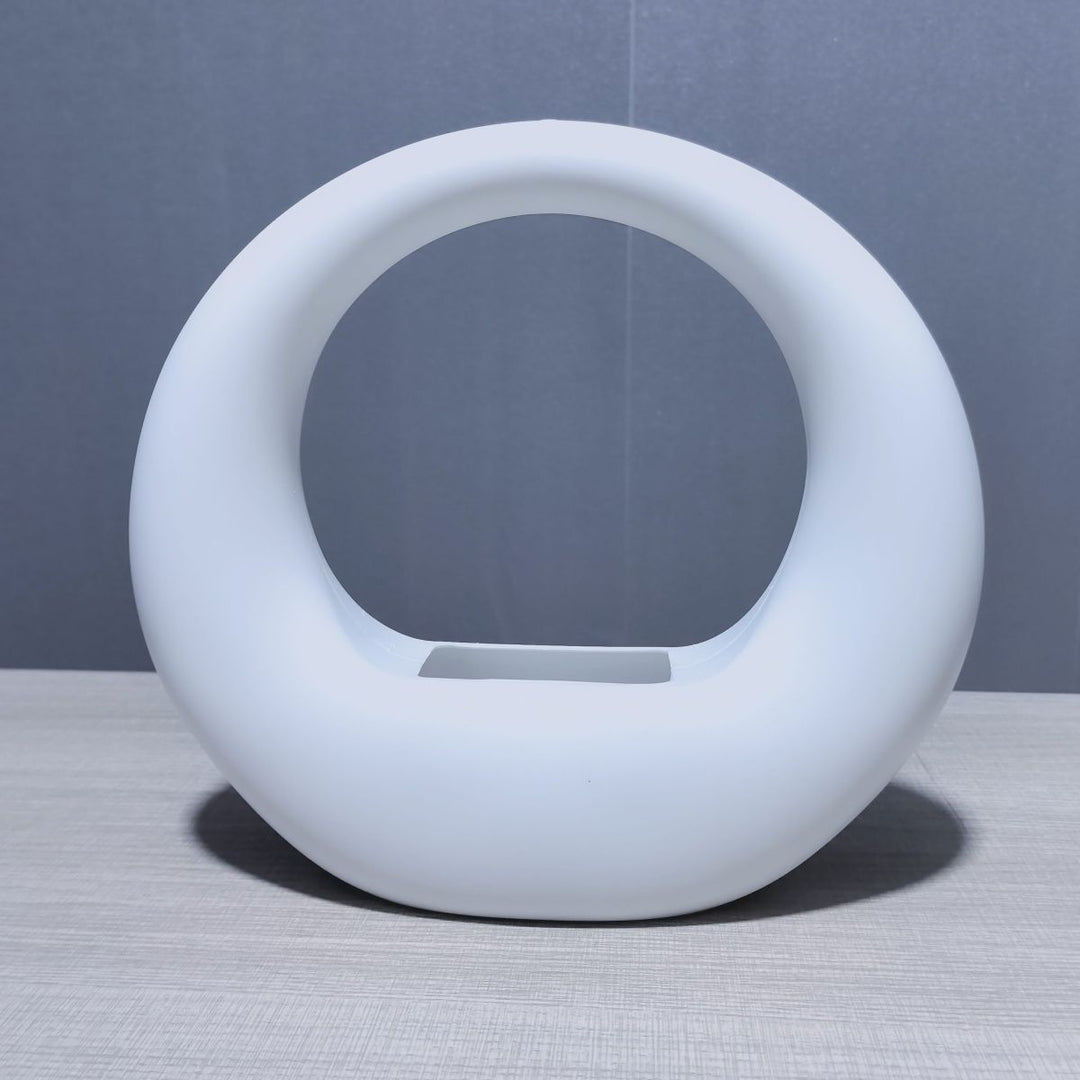 Modern Circular Decorative Planter Kalsten