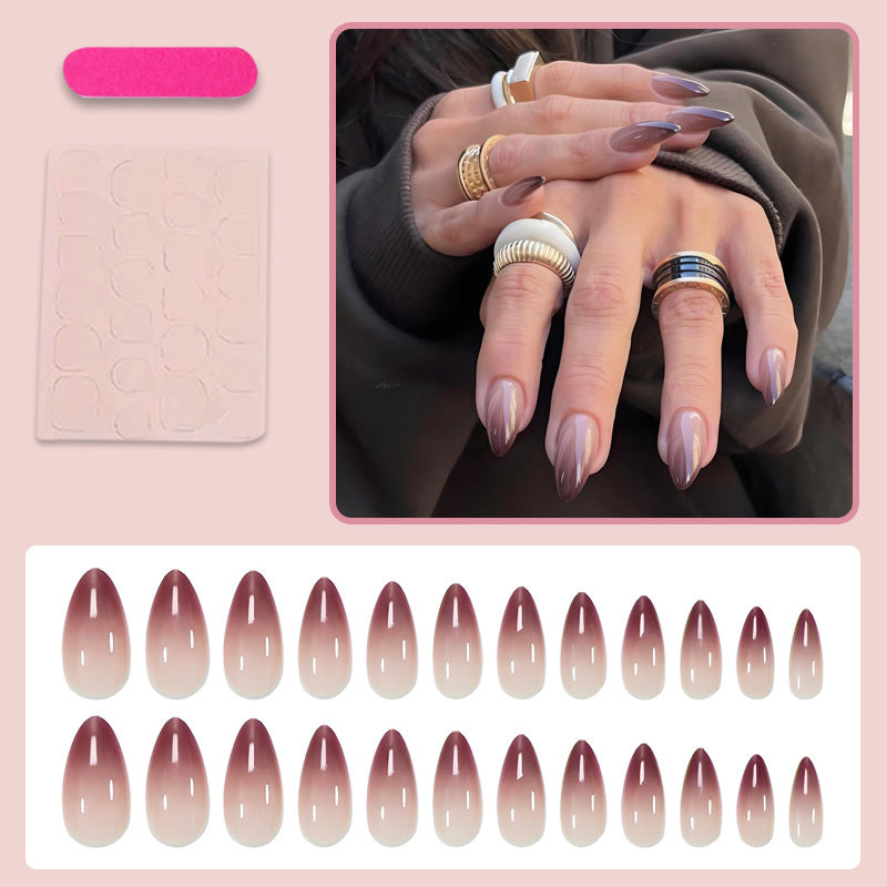 Acrylic nail set in stylish ombre design Kalsten