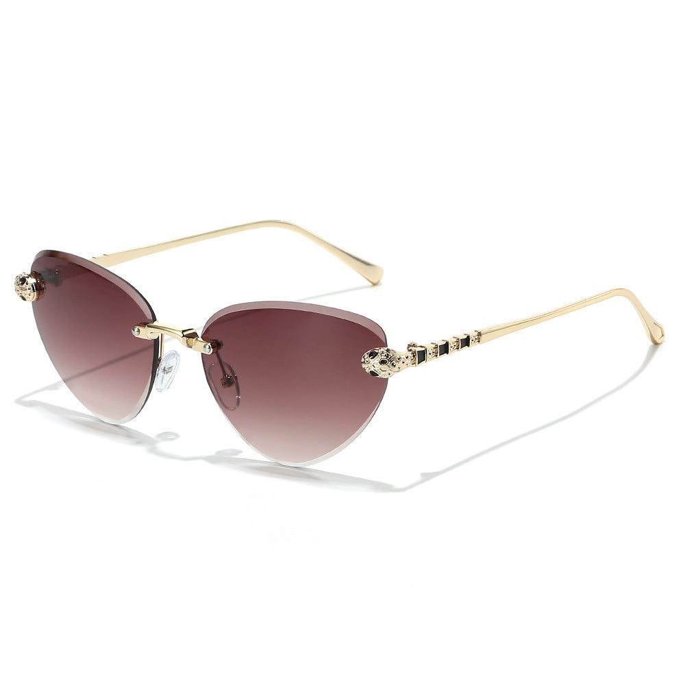 Designer Cat-Eye Sunglasses with Decorative Accents Kalsten