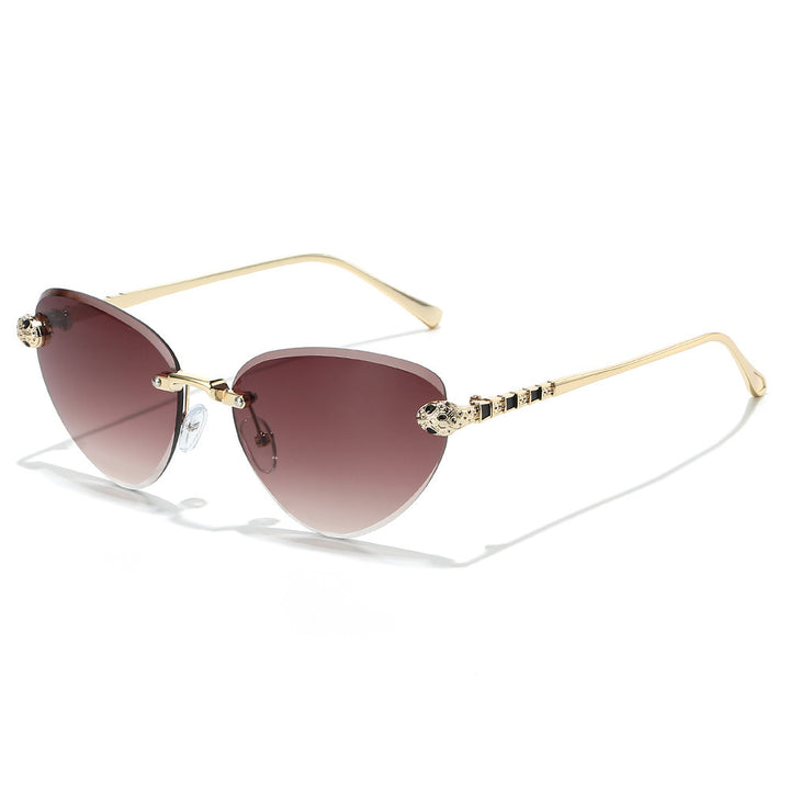 Designer Cat-Eye Sunglasses with Decorative Accents Kalsten