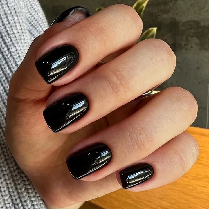 Elegant Glossy Square Nail Set Kalsten