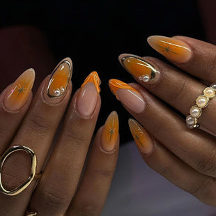 Glamorous Textured Acrylic Nail Enhancements Kalsten
