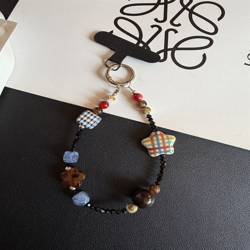 Colorful Beaded Keychain Holder Kalsten 1790134862