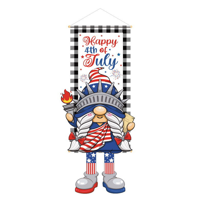 Unisex nan patriotic door banner with Uncle Sam motif Kalsten
