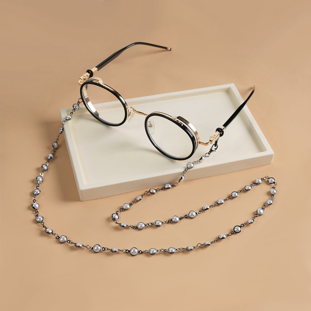 Elegant Pearl-Linked Eyewear Chain Kalsten
