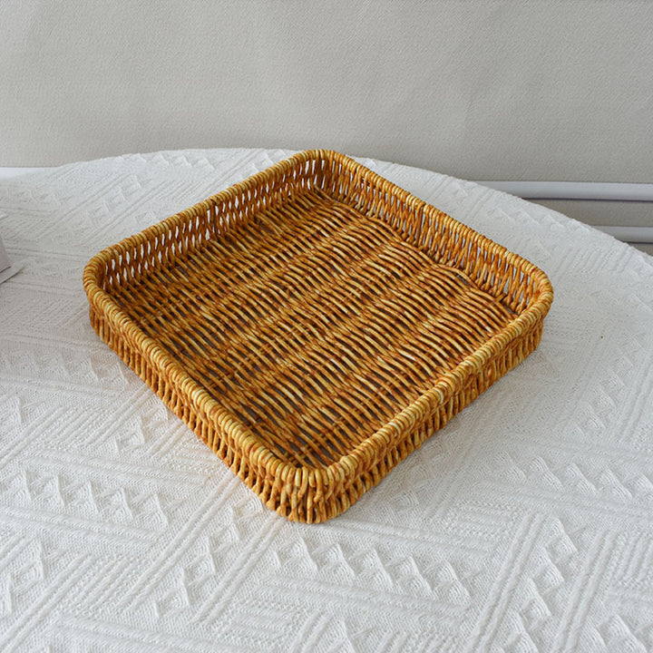 Elegant Handwoven Serving Tray Kalsten