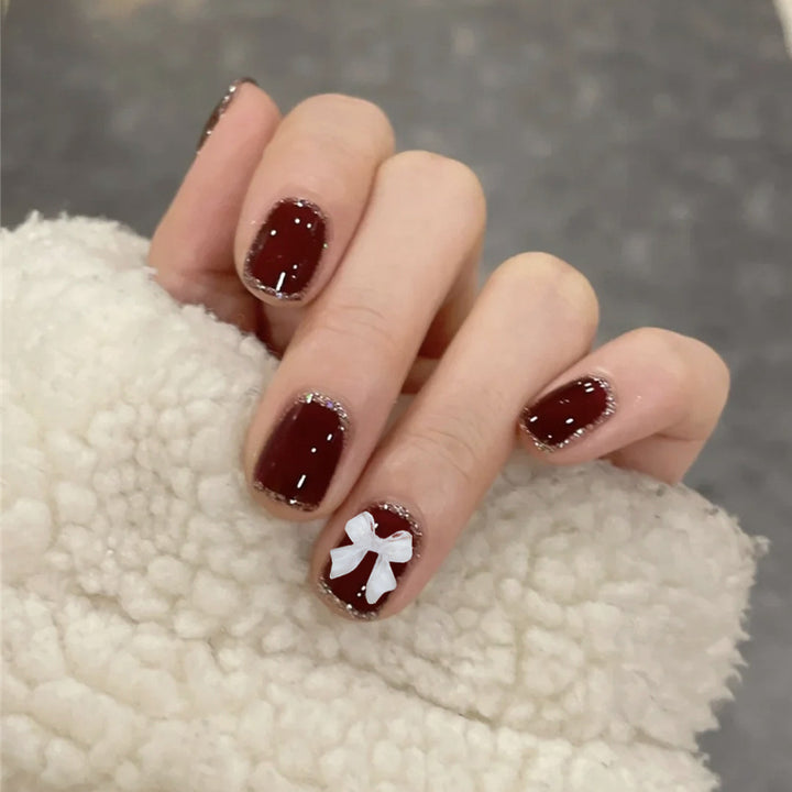 Elegant Nail Art with Gloss Finish Kalsten