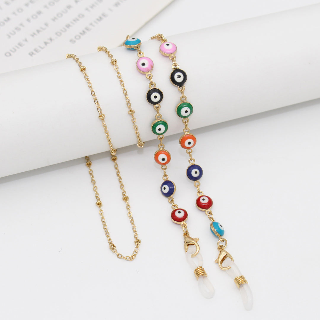 Floral Decorated Eyewear Chain Kalsten