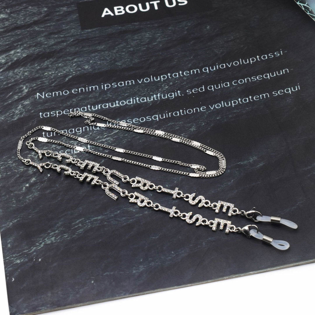 Sparkling Rhinestone Eyewear Chain Kalsten