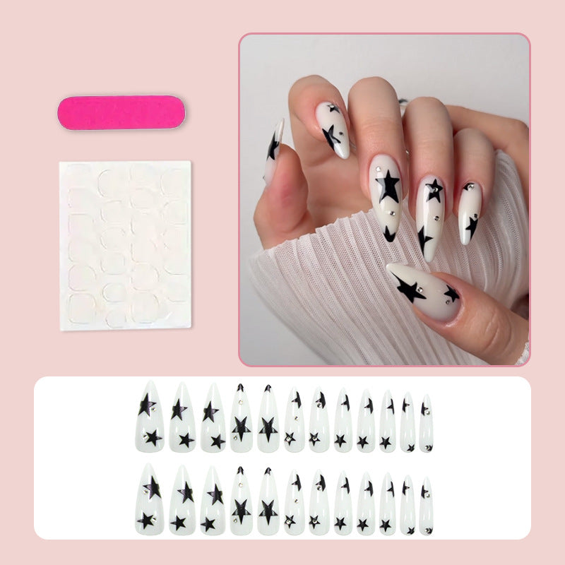 Stylish star design fake nails Kalsten