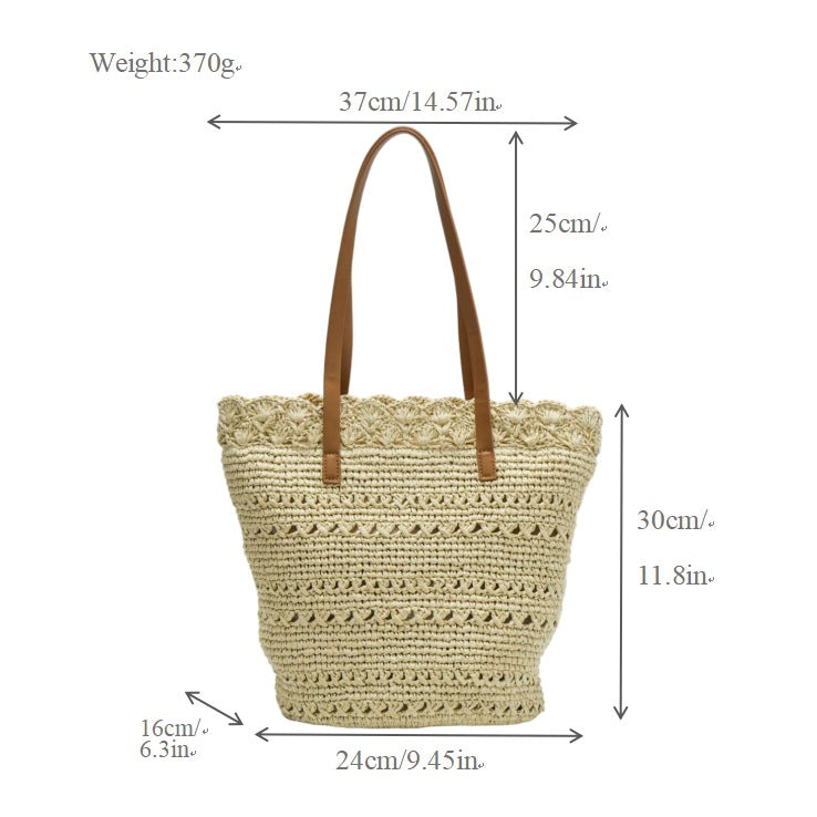 Handcrafted shoulder bag with unique mesh structure Kalsten