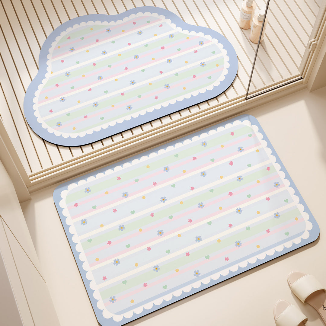 Cute Bow-Patterned Bath Mat Kalsten