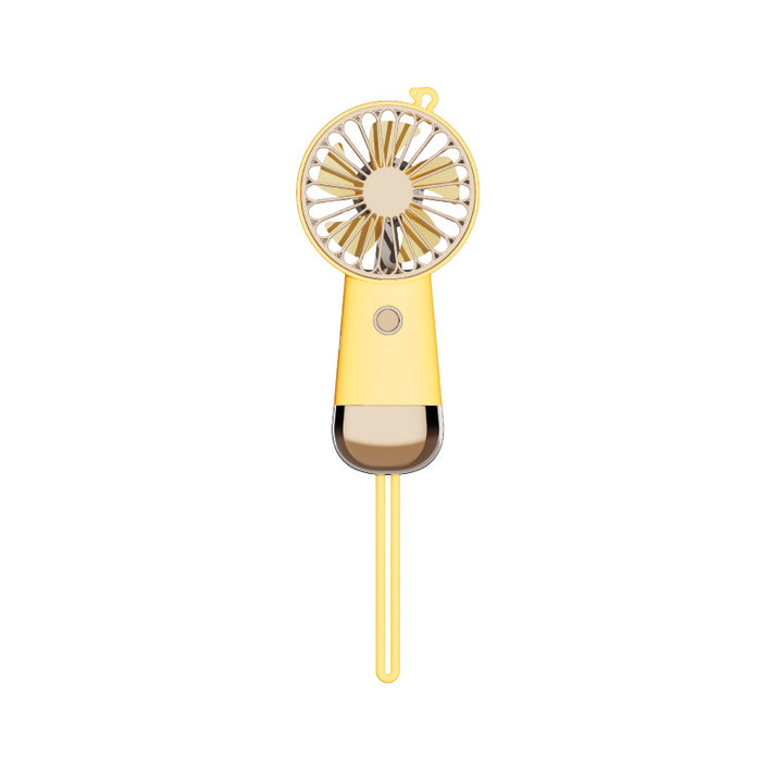 Ladies portable hand fan with USB charging function and ergonomic handle Kalsten