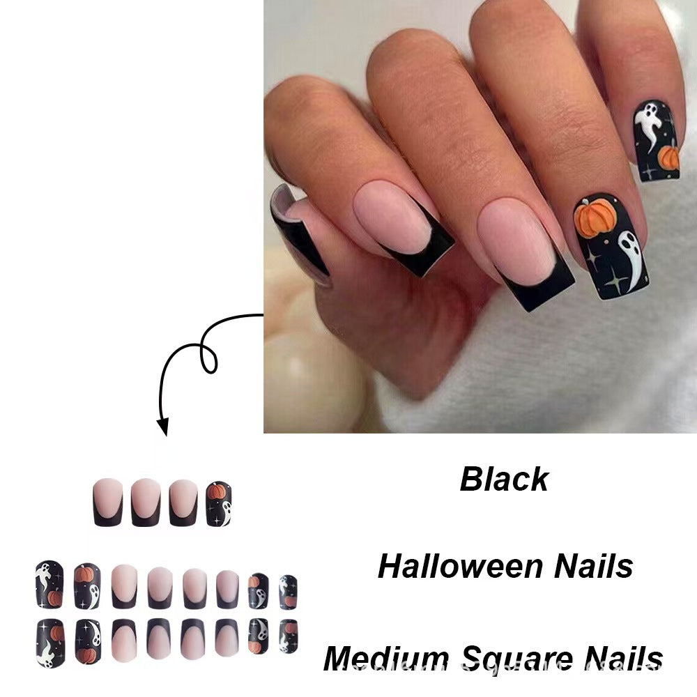 Creative Halloween-Themed Press-On Nail Set Kalsten