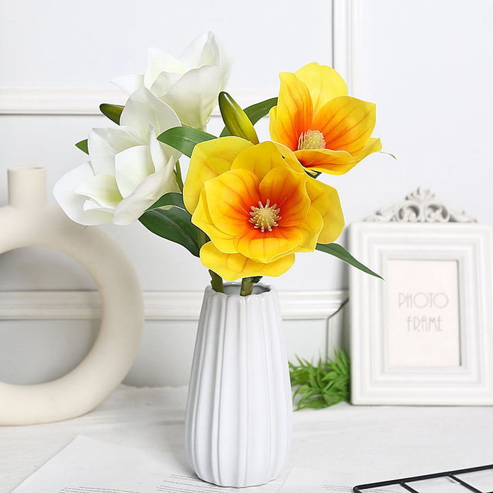 Elegant Magnolia Flower Arrangement for Home Decor