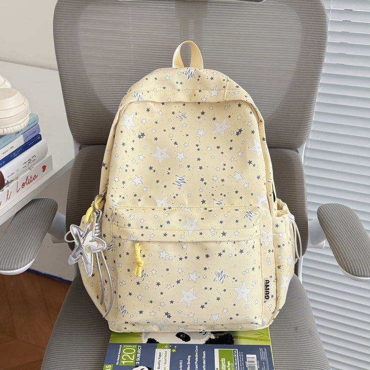 Stylish Star-Patterned Backpack