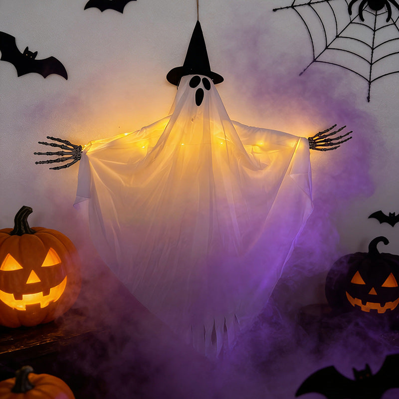 Decorative Halloween Ghost with LED Lights