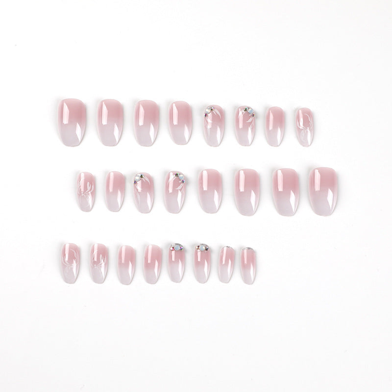 Artful Nail Extensions with Elegant Ombre Design Kalsten