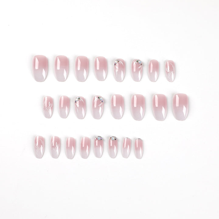 Artful Nail Extensions with Elegant Ombre Design Kalsten