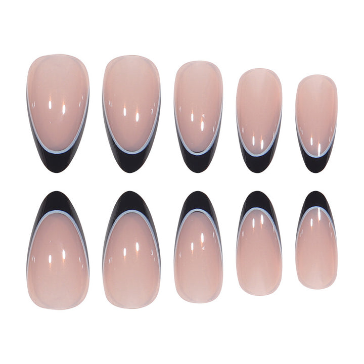 Elegant French Tip Nail Extensions Kalsten