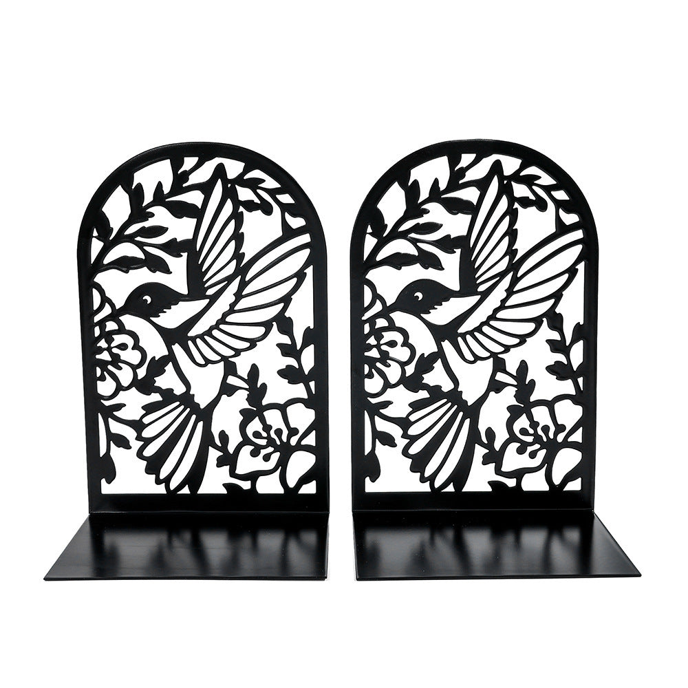 Decorative Metal Hummingbird Bookends