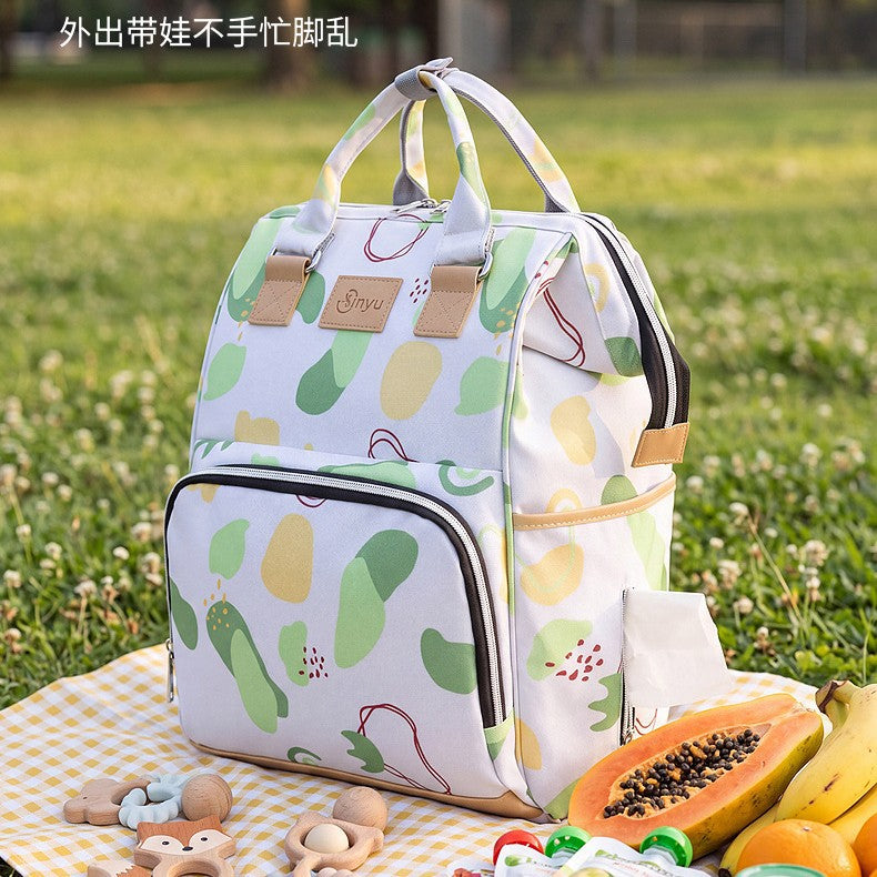 Stylish Multi-Pocket Diaper Backpack Kalsten