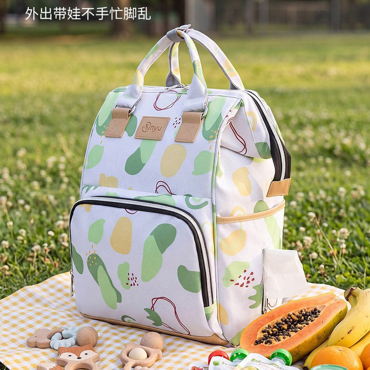 Stylish Multi-Pocket Diaper Backpack Kalsten