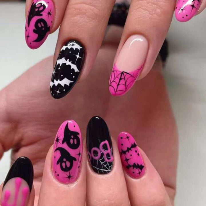 Artistic Abstract Press-On Nail Set Kalsten