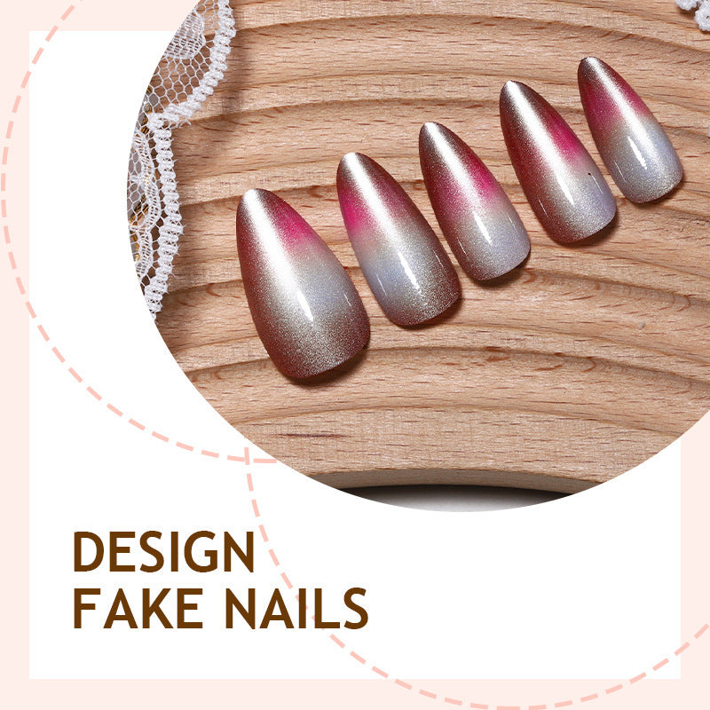 Artificial Stiletto Nails with Ombre Effect Kalsten
