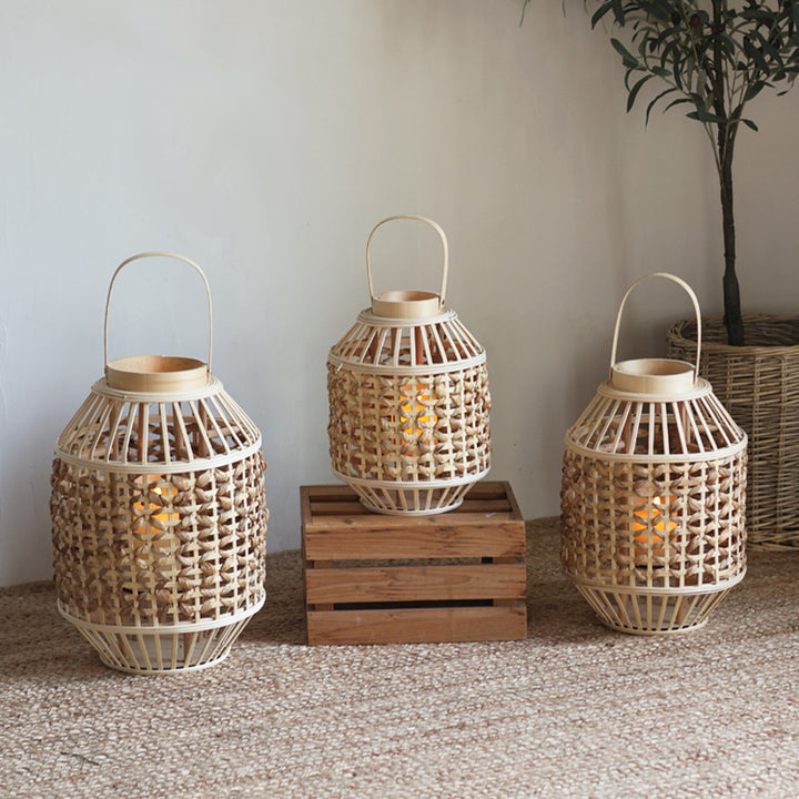 Handcrafted Rattan Lantern Kalsten