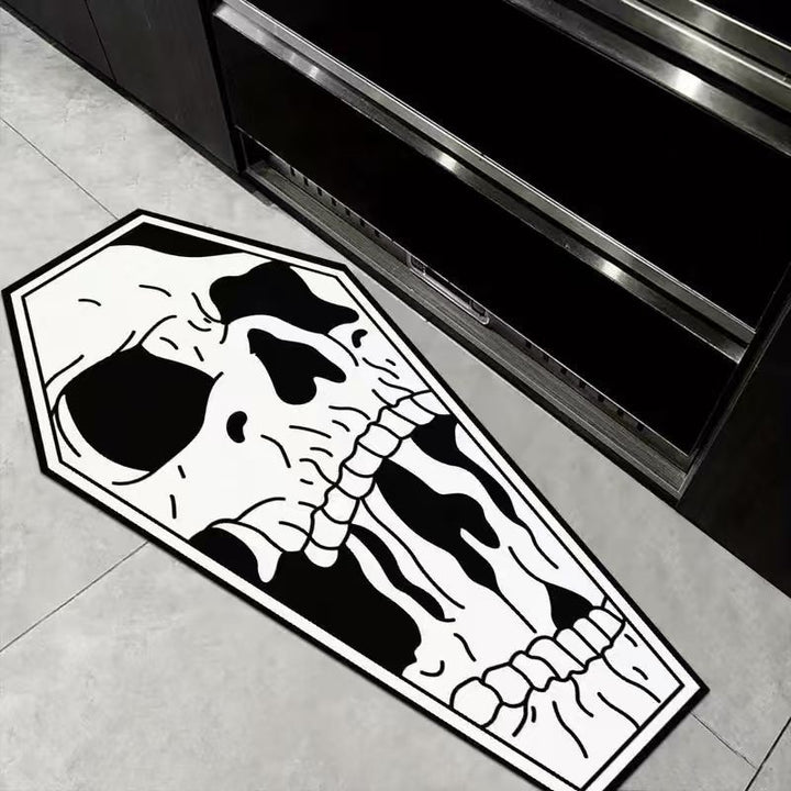 Skull-shaped Decorative Area Cotton