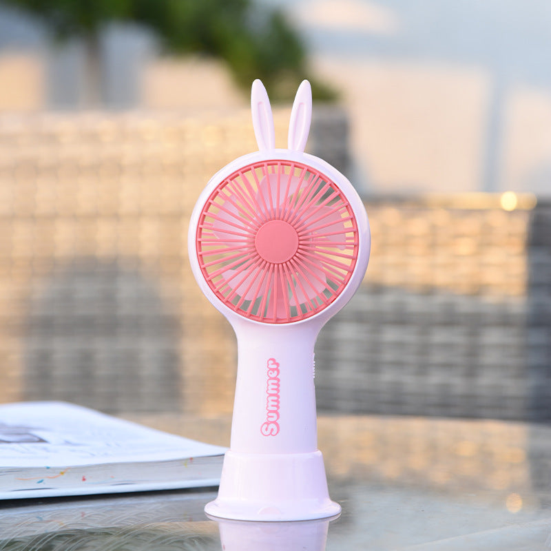 Portable Deer-Themed Handheld Cooling Fan Kalsten