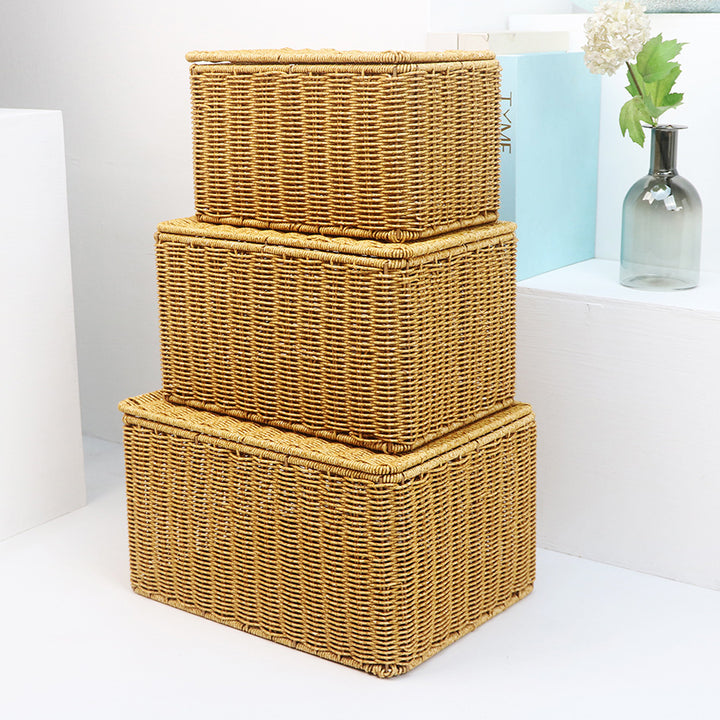 Rectangular Woven Storage Box Kalsten