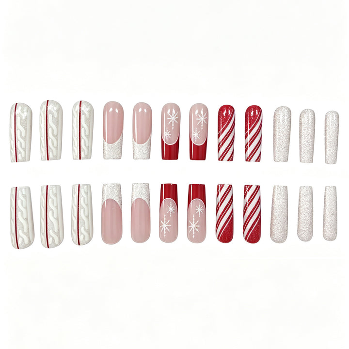 Holiday Themed 3D Nail Art Kalsten