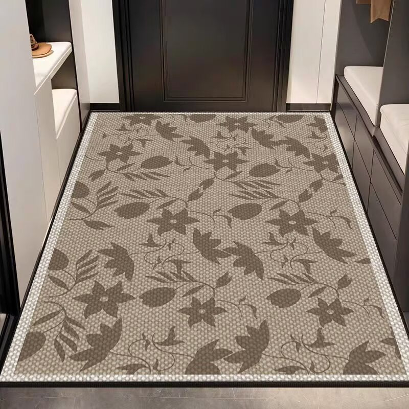 Elegant Textured Entryway Rug