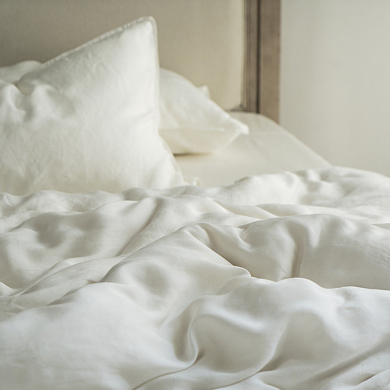Linen bedding set