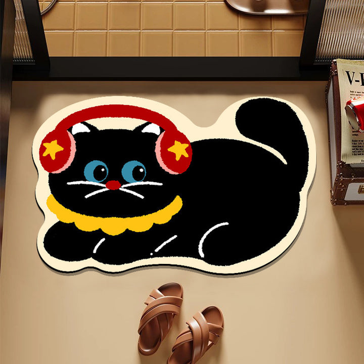 Fun Hamburger-Themed Bath Mat Kalsten