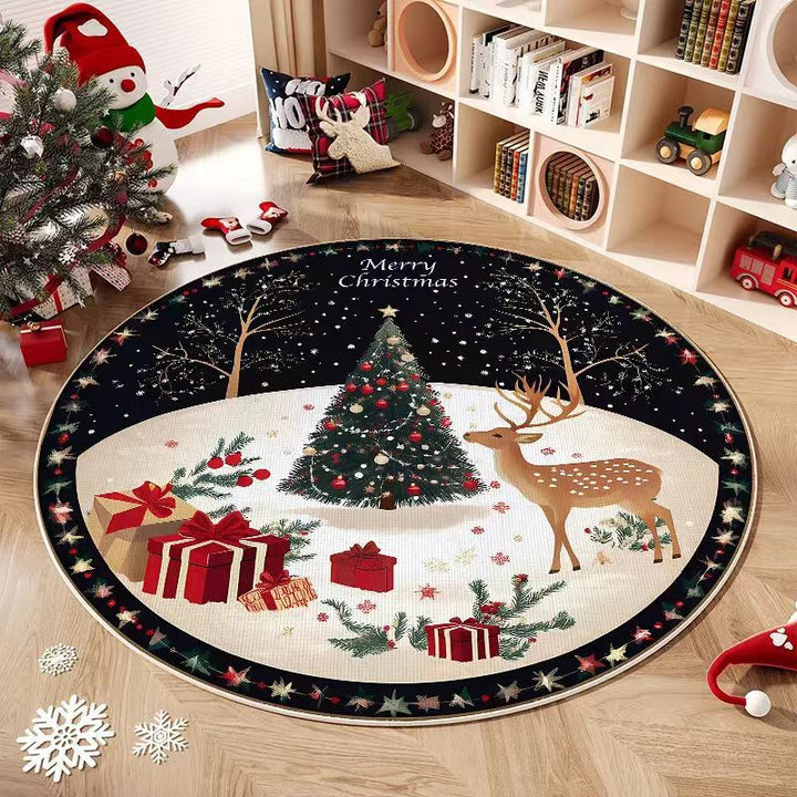 Decorative Christmas-Themed Area Rug