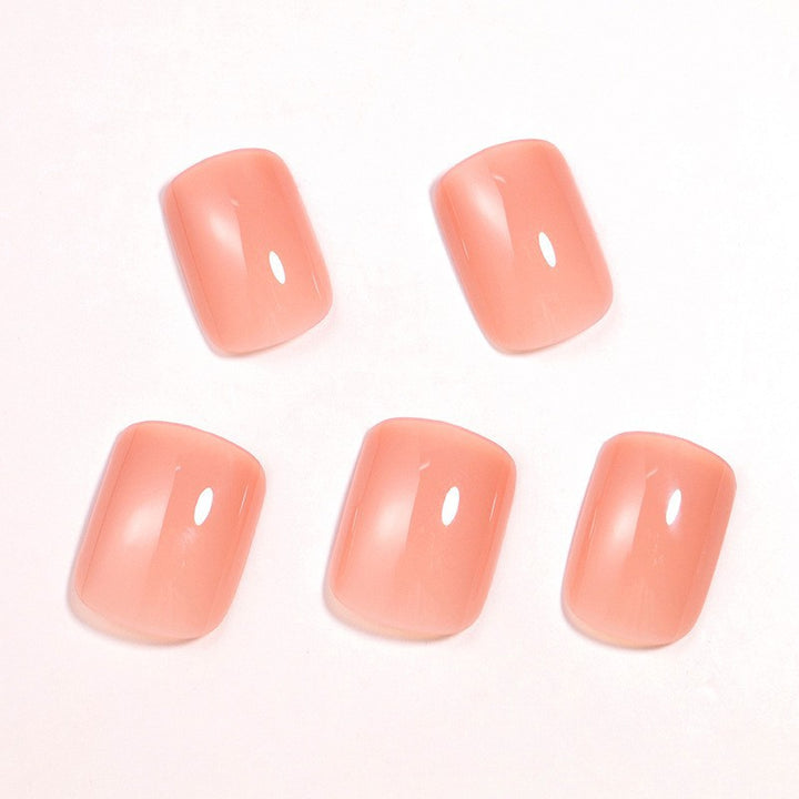 Natural Glossy Press-On Nail Set Kalsten