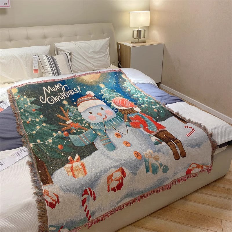 Holiday-Themed Cozy Blanket