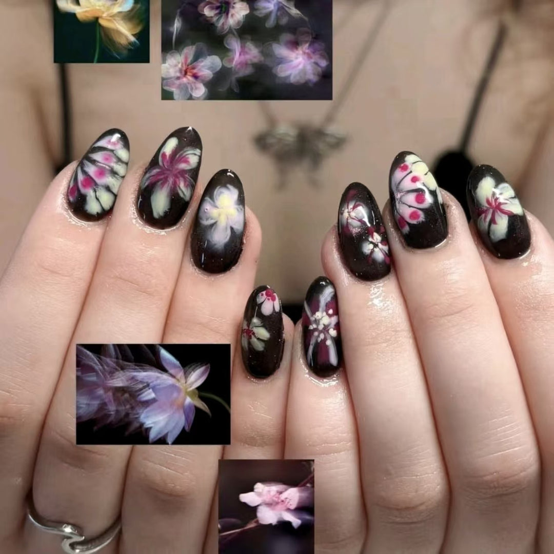Stylish Artistic Press-On Nail Set Kalsten