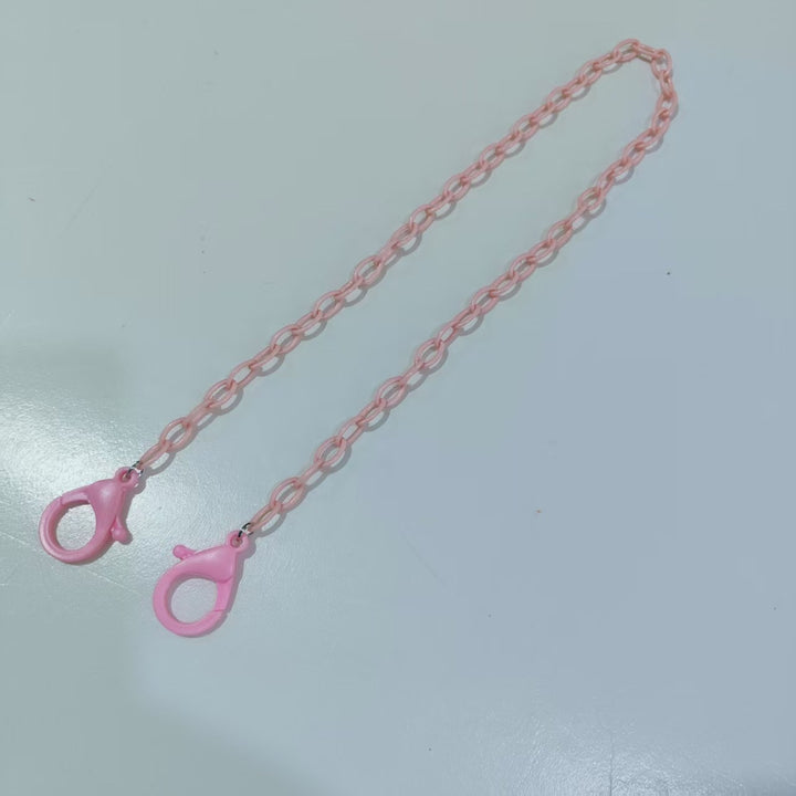 Fashionable Glasses Holder Chain Made of Transparent Material Kalsten