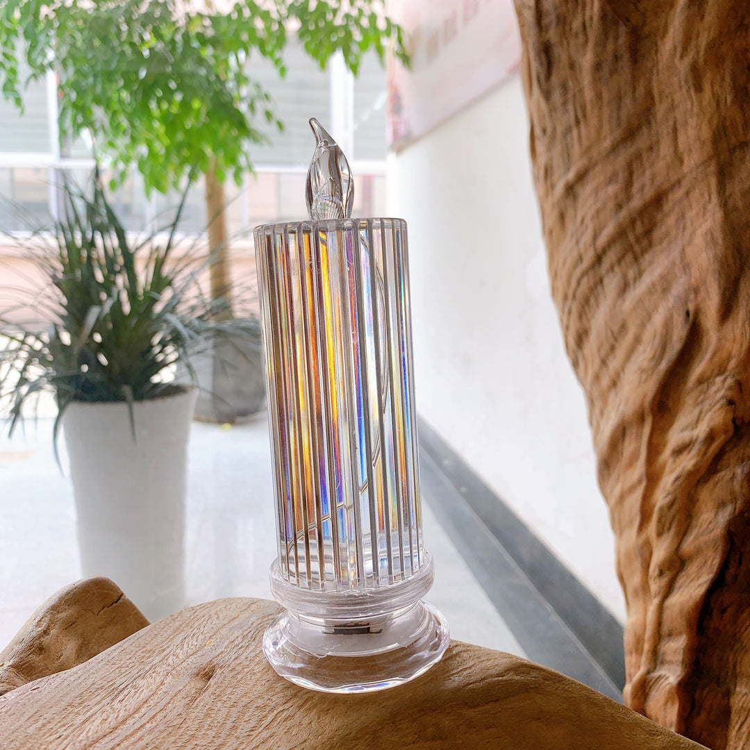 Decorative Crystal LED Flameless Candle Jar Kalsten