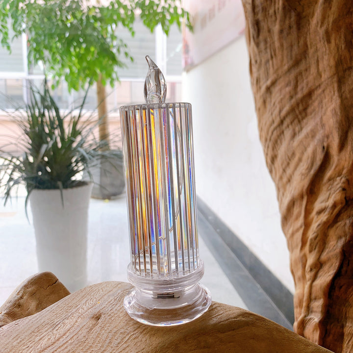 Decorative Crystal LED Flameless Candle Jar Kalsten