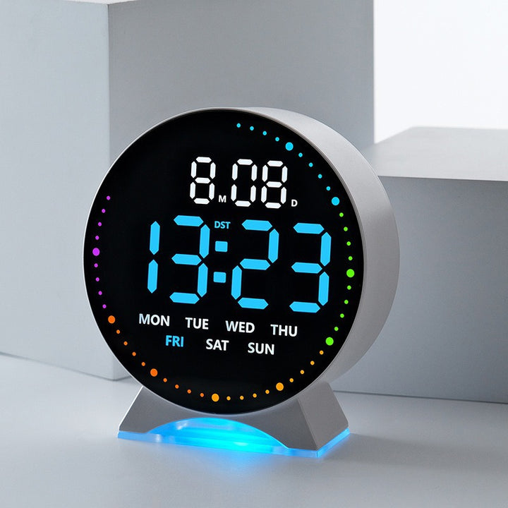 Digital Alarm Clock with Color LED Display Kalsten
