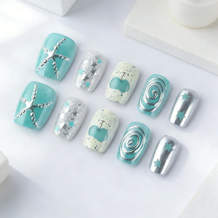 Ocean-Inspired Press-On Nail Set Kalsten