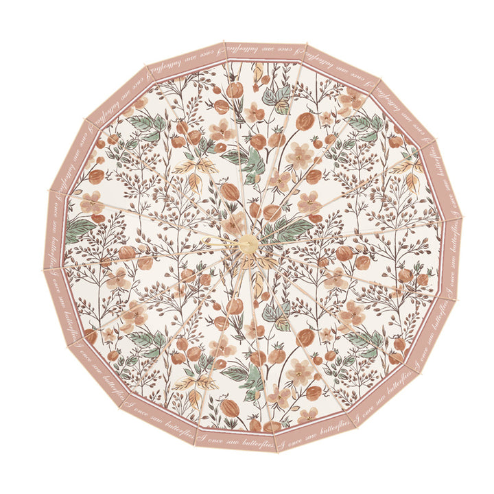 Women's elegant folding umbrella with floral design Kalsten