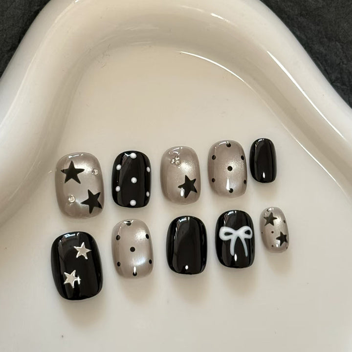 Glamorous Artificials Nails In Star Design Kalsten