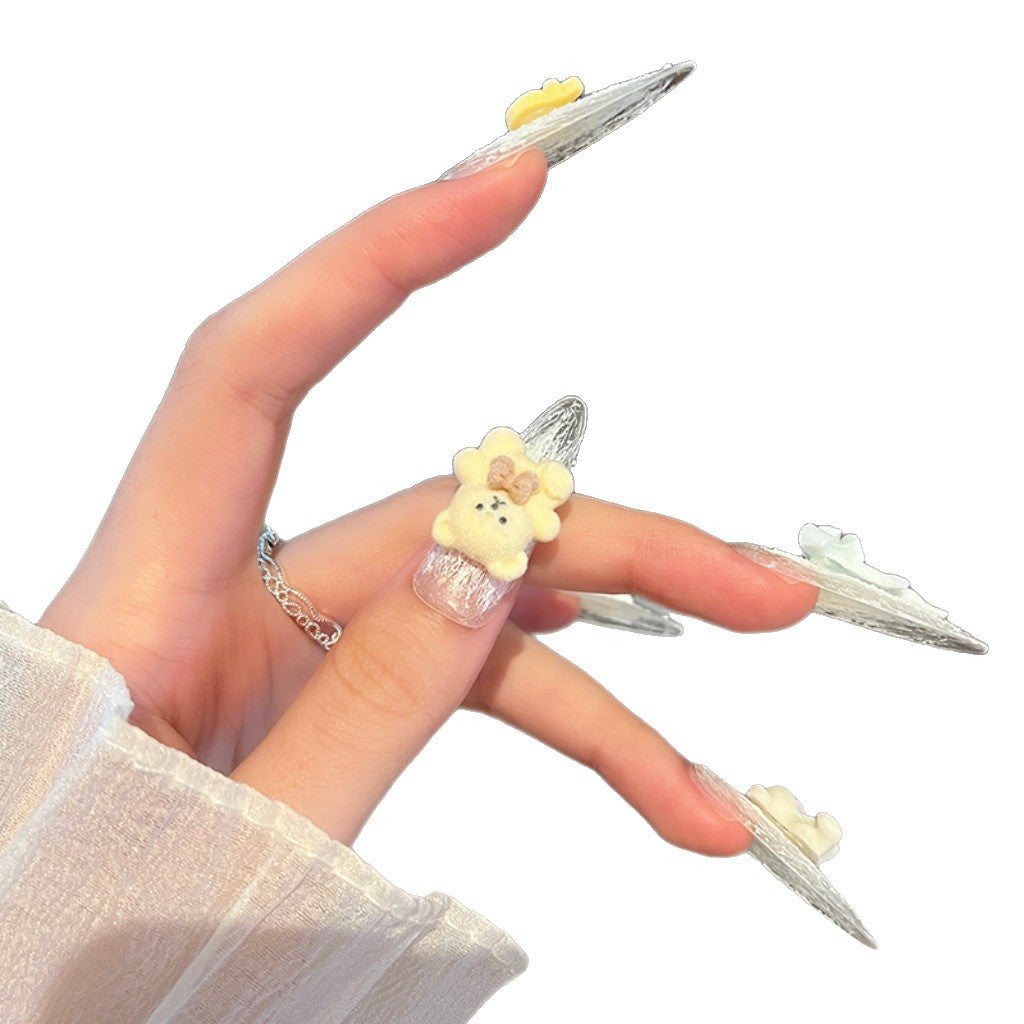 Creative 3D Cartoon-Themed Press-On Nail Art Kalsten
