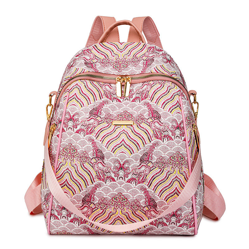 Bohemian Patterned Backpack